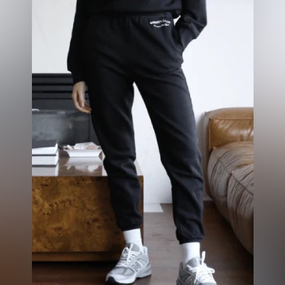 Brunette the Label•The BABES SOCIAL CLUB Best Friend Jogger | Black • S/XS - Picture 2 of 5